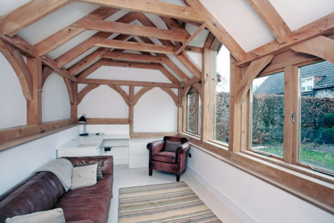 Timber framed interior